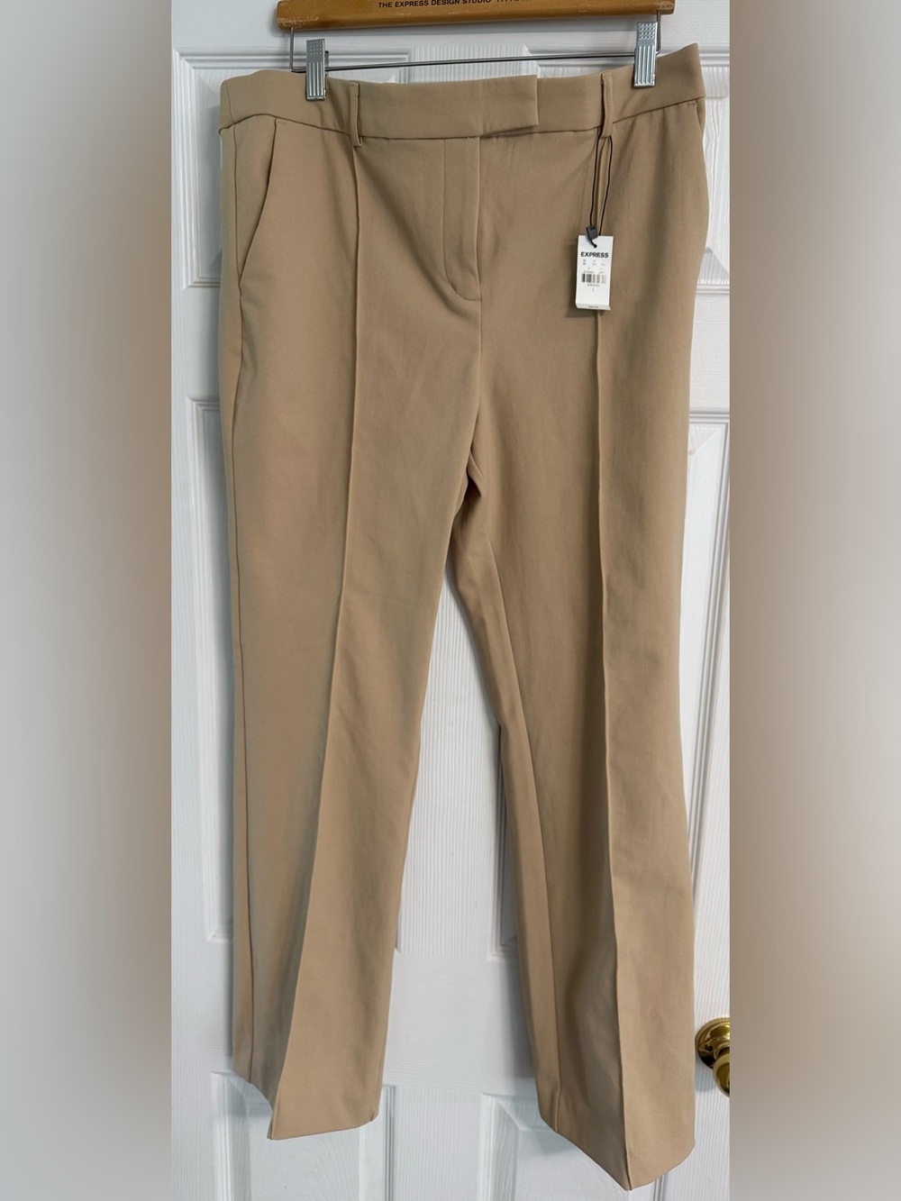 NEW! Express Women's Tan High Rise Boot Dress Pants